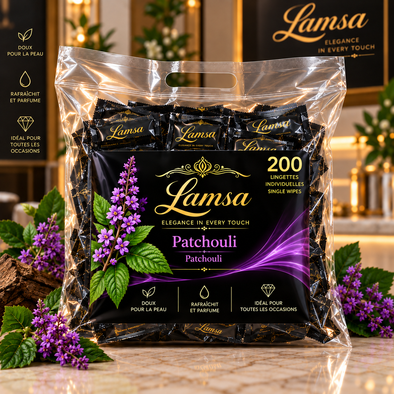LAMSA – Lingettes Individuelles Premium