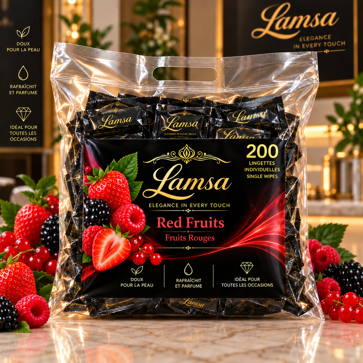 LAMSA – Lingettes Individuelles Premium