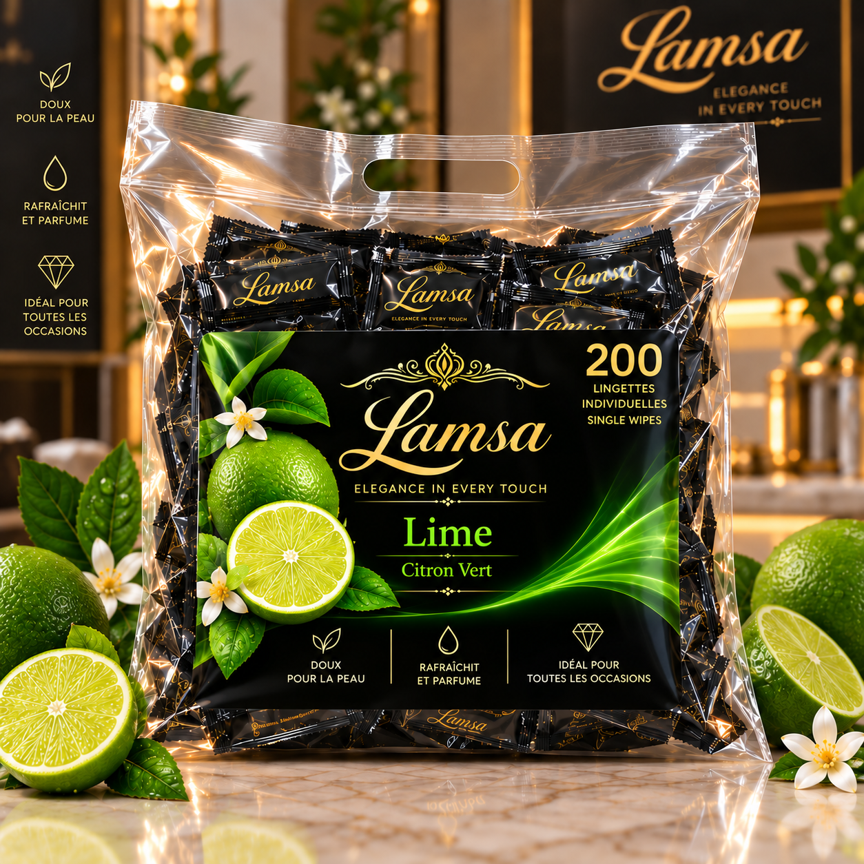 LAMSA – Lingettes Individuelles Premium