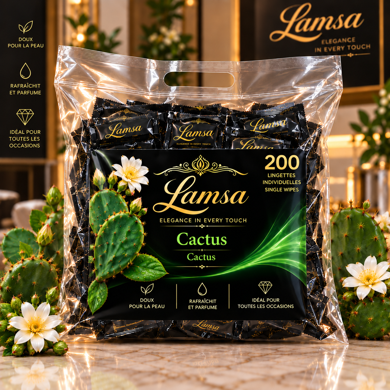 LAMSA – Lingettes Individuelles Premium